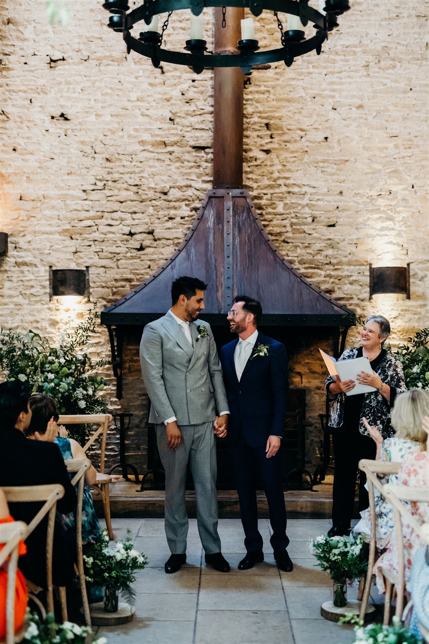 Outdoor Asian Cotswold Wedding - Ring ceremony